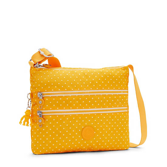 Kipling Alvar Printed Çapraz Askılı Çanta Sarı | TR 2143DF